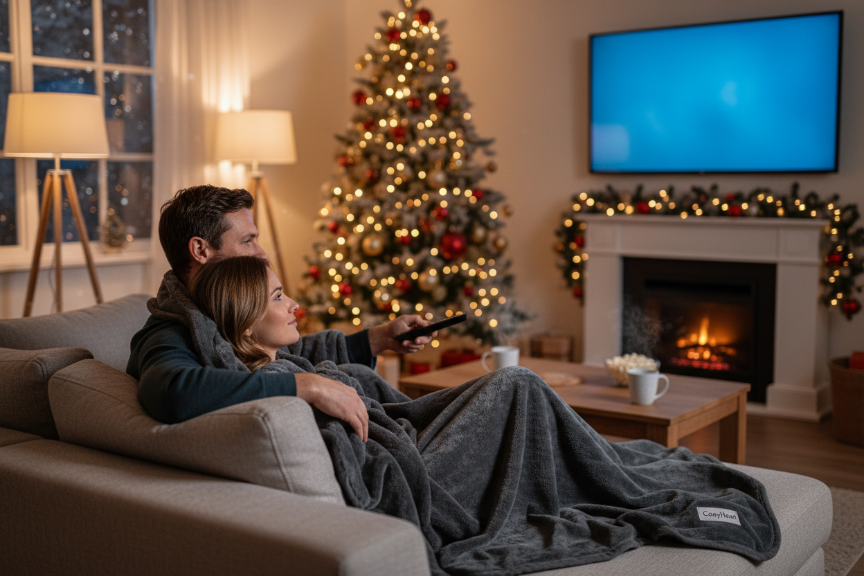 CosyHeat – Plaid Chauffant Électrique