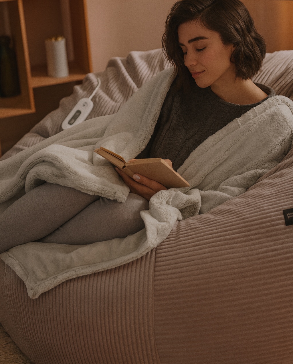 CosyHeat – Plaid Chauffant Électrique